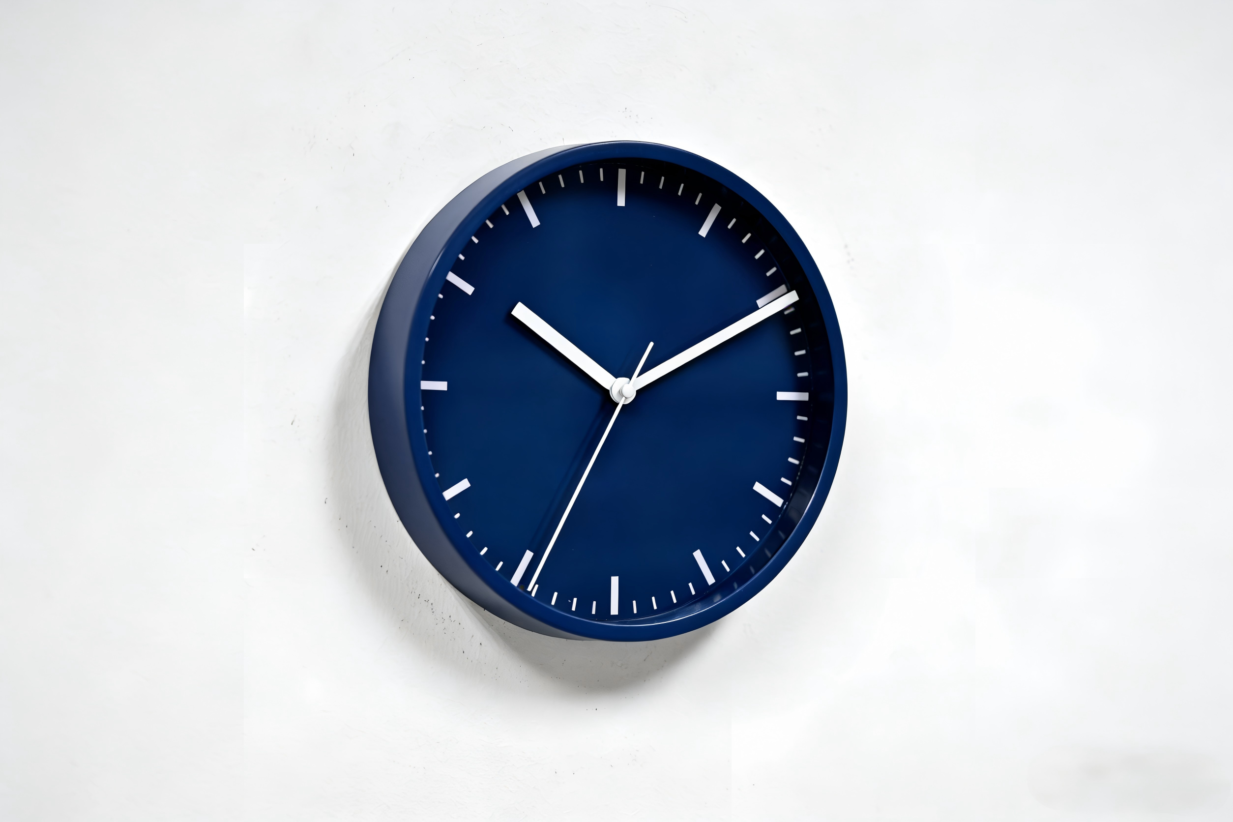 Plastic Wall Clock - 256B Sapphire Blue image 2