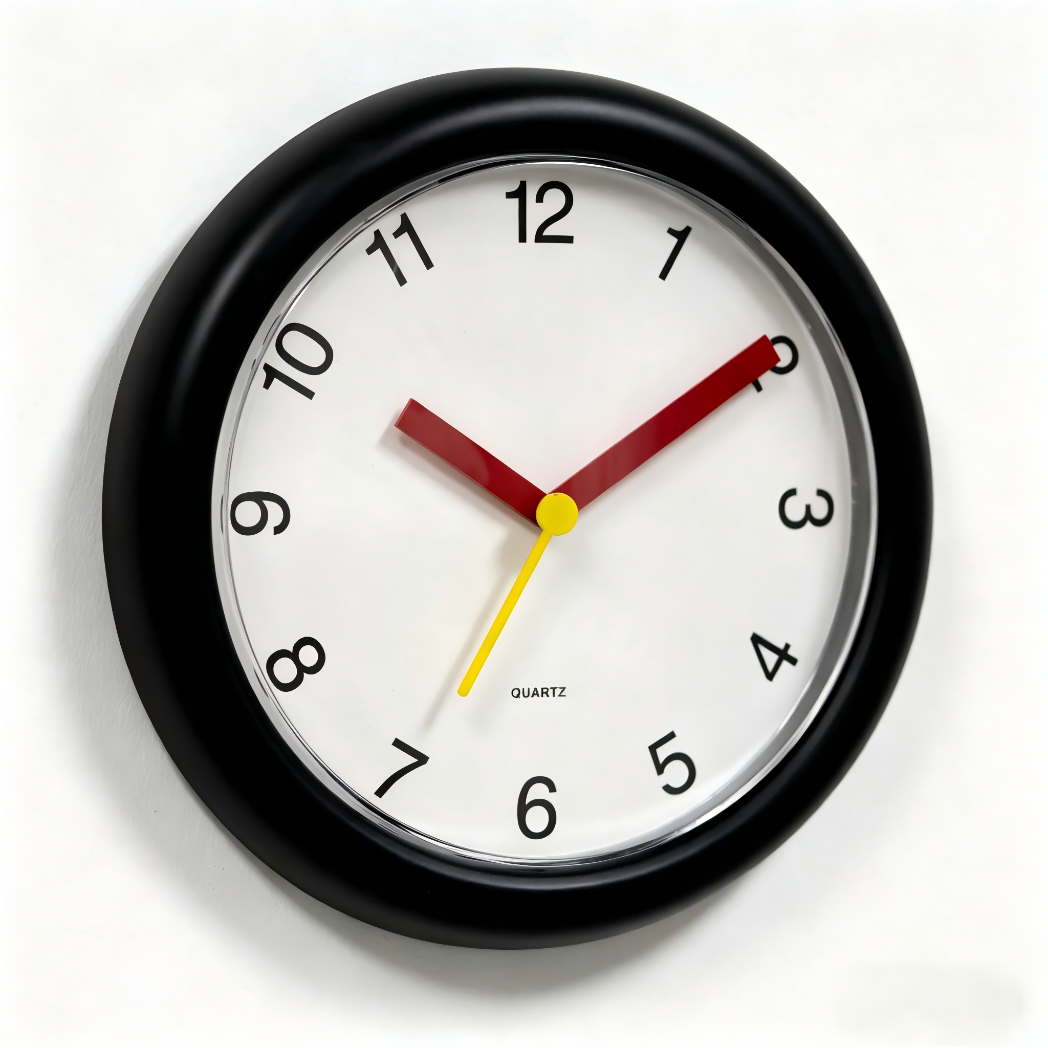 Plastic Wall Clock - 265 Black image 2