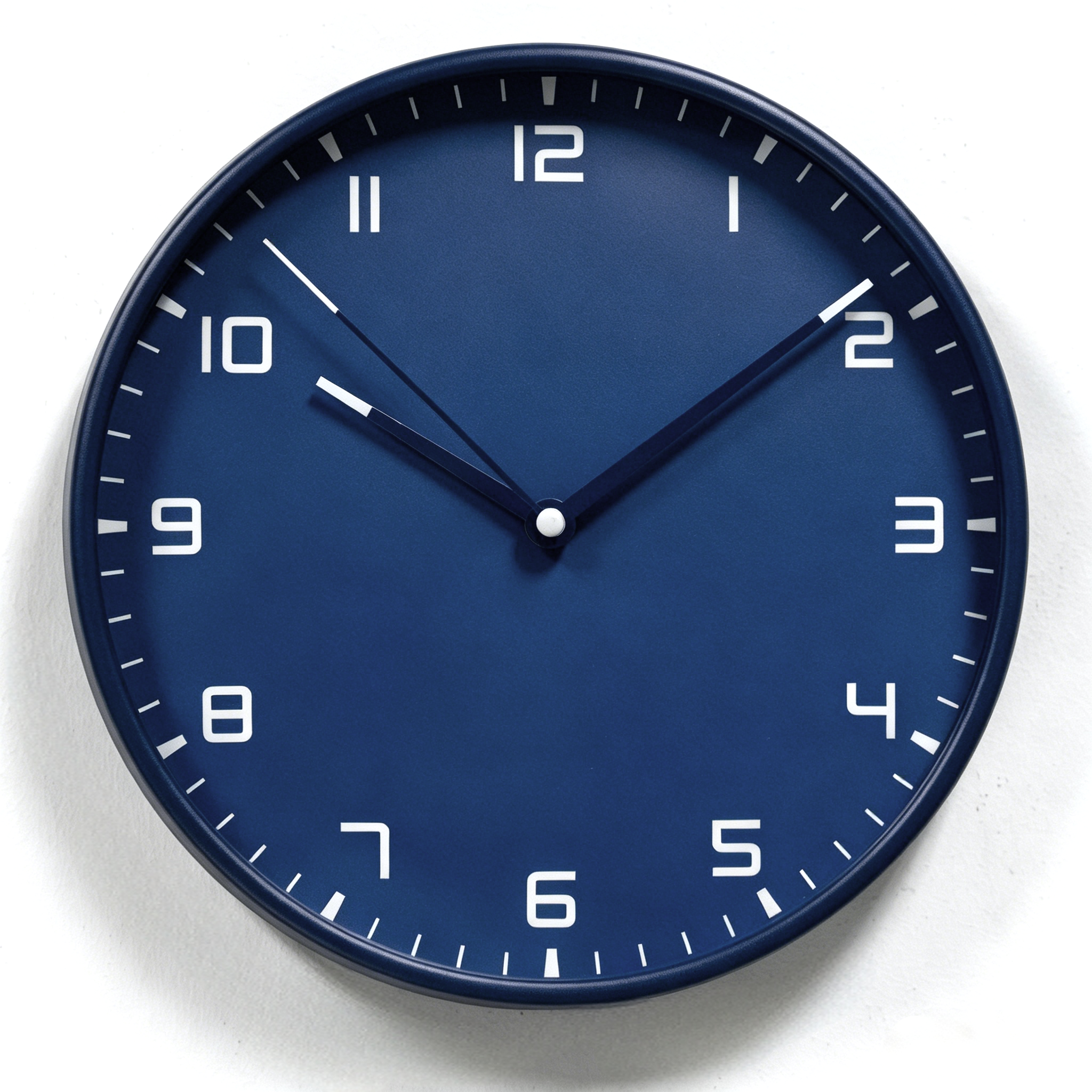 Plastic Wall Clock - 292 Sapphire Blue