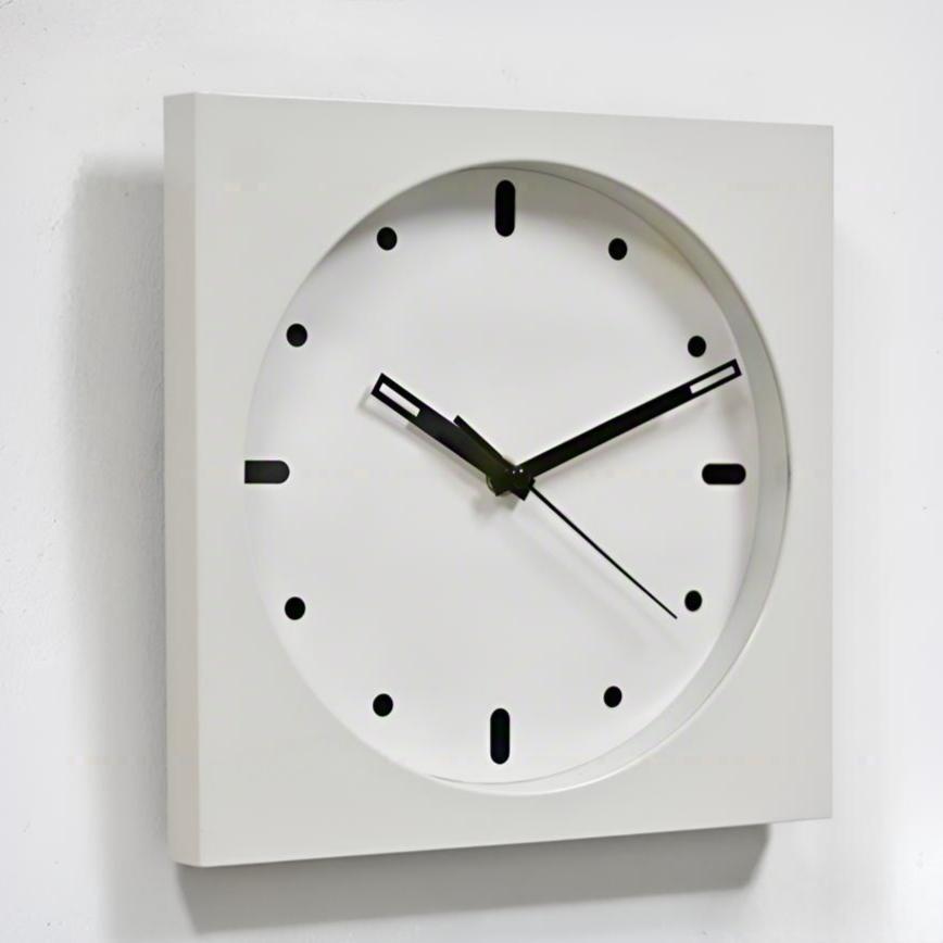 Plastic Wall Clock - 294W White image 2