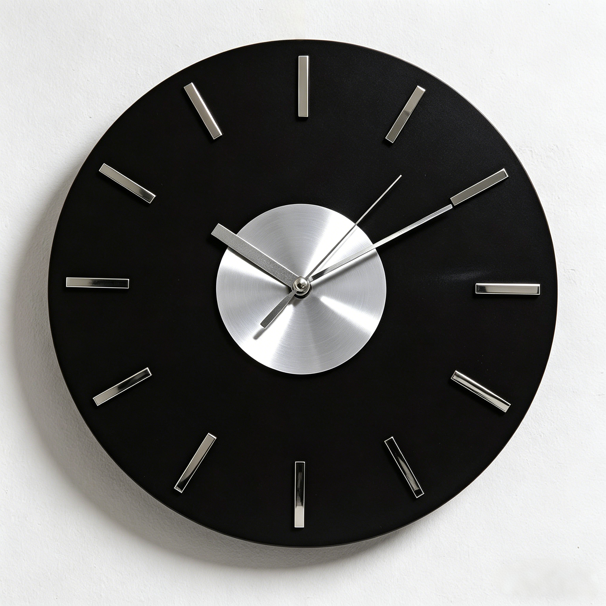 Glass Wall Clock - G8001 Black